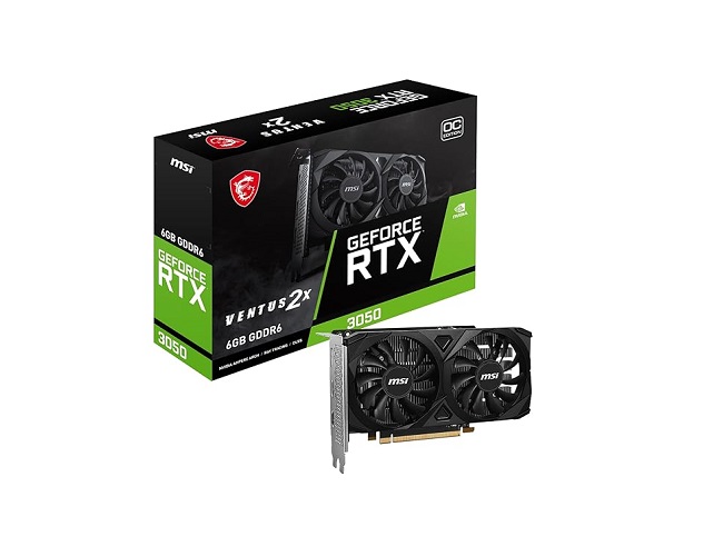 MSI RTX 3050 6Gb Ddr6 Graphics Card