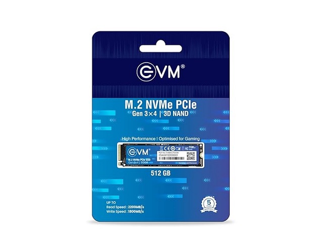 EVM 512Gb M.2 Nvme 3D Nand SSD