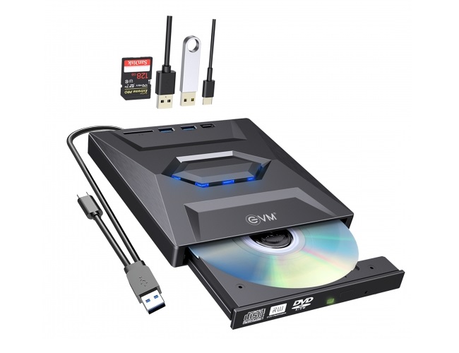 Evm USB 3.0 External DVD Optical Drive