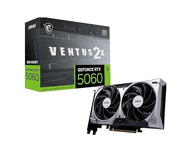 MSI 5060 8GB VENTURS 2X OC GRAPHICS CARD